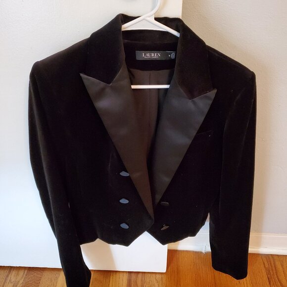RALPH LAUREN Jackets & Blazers - RALPH LAUREN TUXEDO BOLERO/CROPPED JACKET
